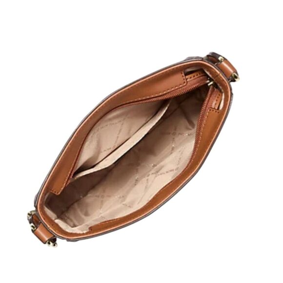 NEW Michael Kors Jet Set Travel Small Messenger Crossbody Bag Brown Handbag - Picture 7 of 8